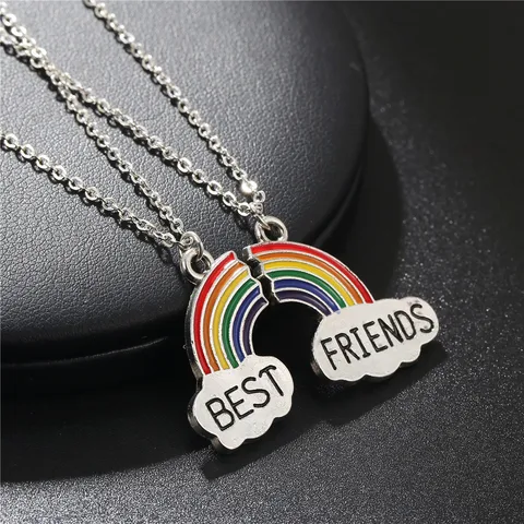 Rainbow Best Friends Necklace