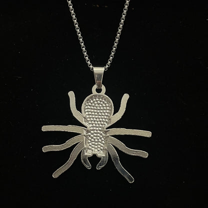 Spider Iced Out Hip Hop Pendant Necklace With Chain