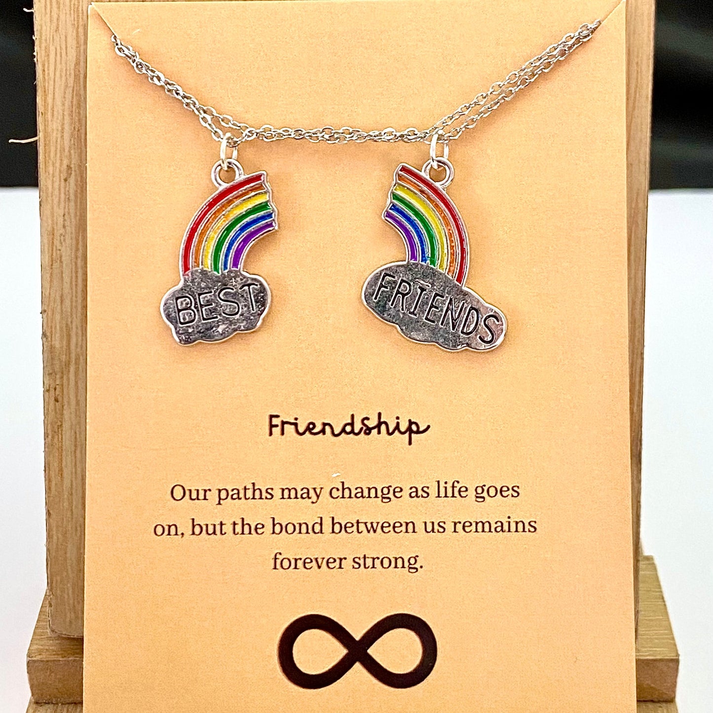 Rainbow Best Friends Necklace