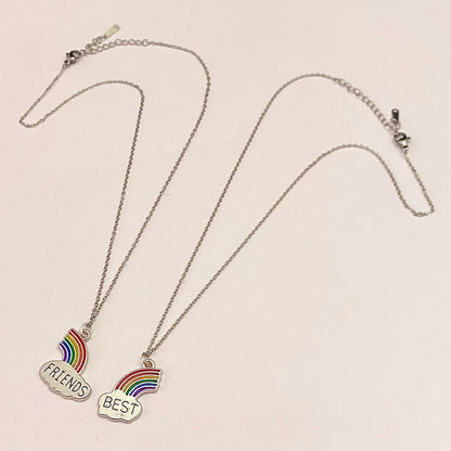 Rainbow Best Friends Necklace