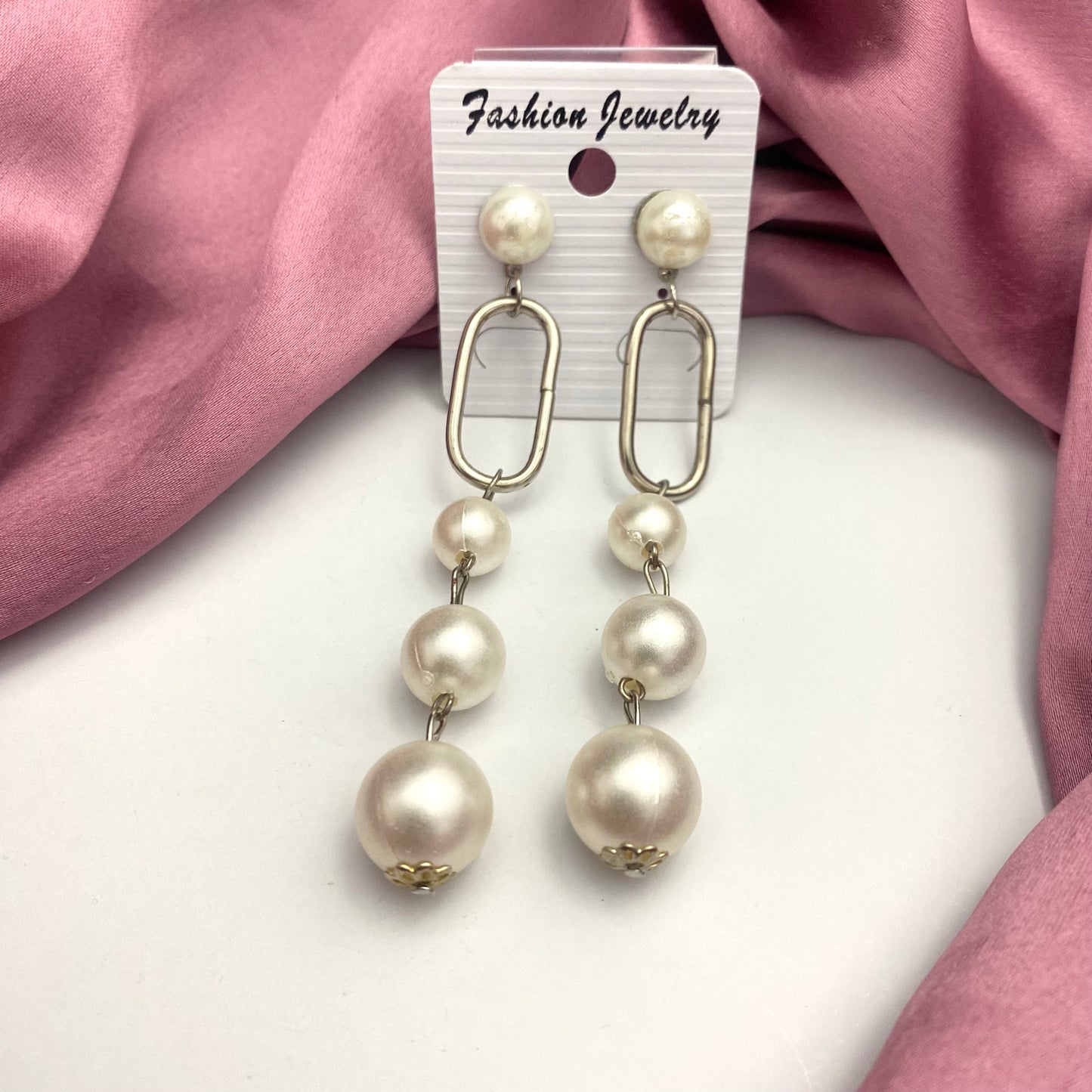 Korean Pearl Drop Earrings