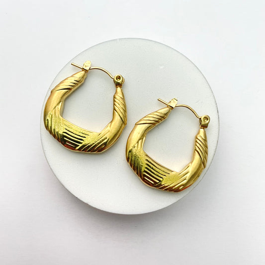 Stainless Steel Hoop Earrings