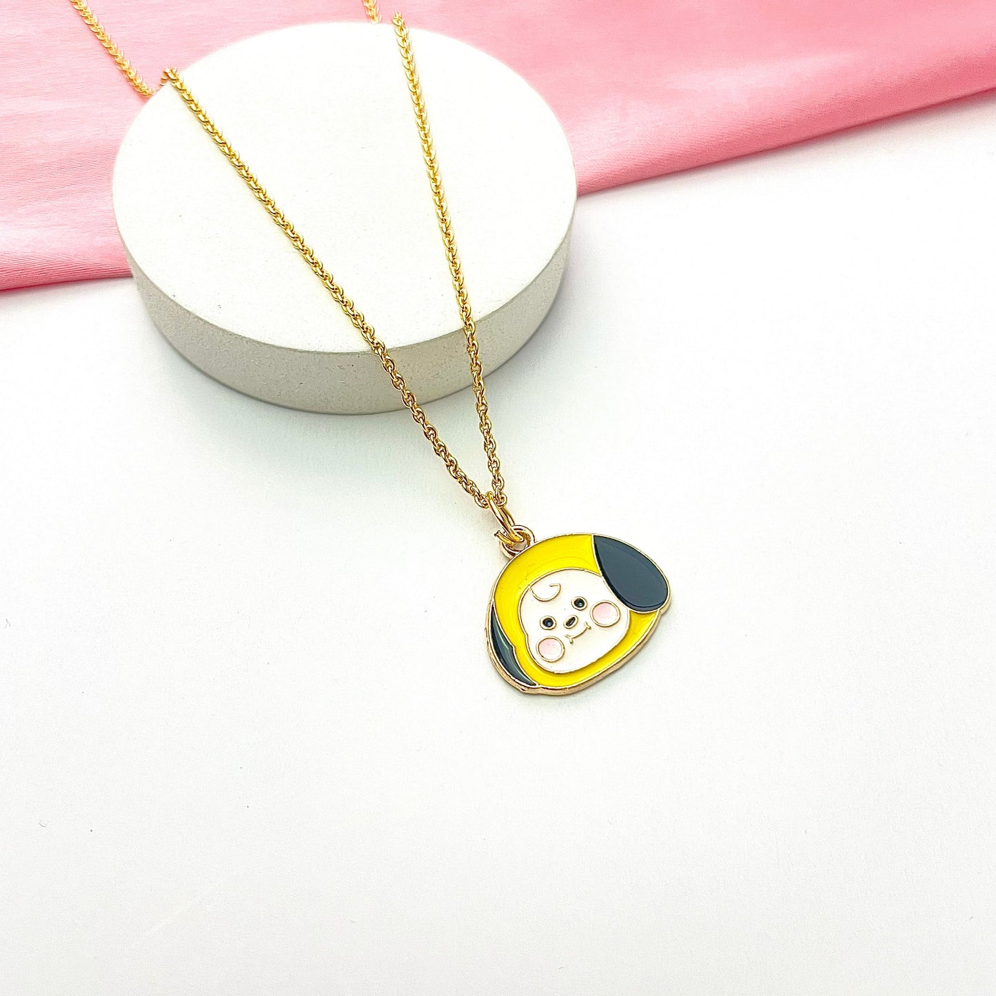 Cute Chimmy BTS Character Necklace 4 (Golden)