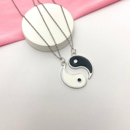 High Quality Yin Yang Couple Necklace