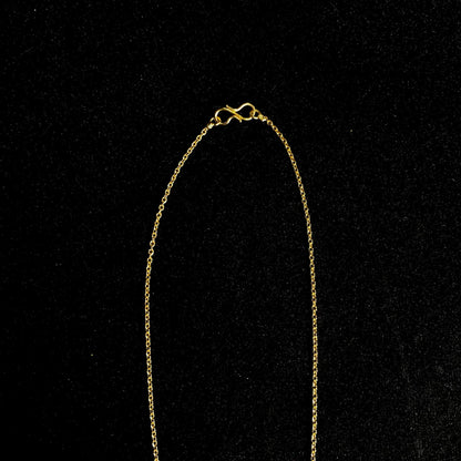 Three Pearl Chain Necklace (Waterproof)